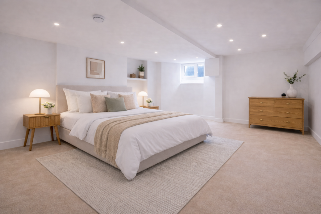 Bedroom 2 - Superking bed configuration 