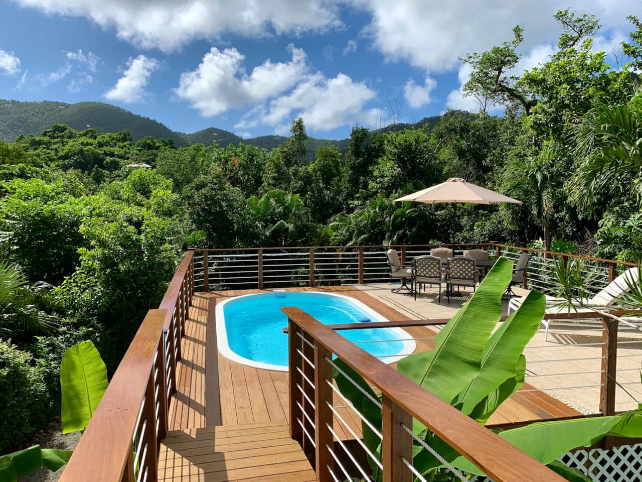 New Moon Escape pool deck