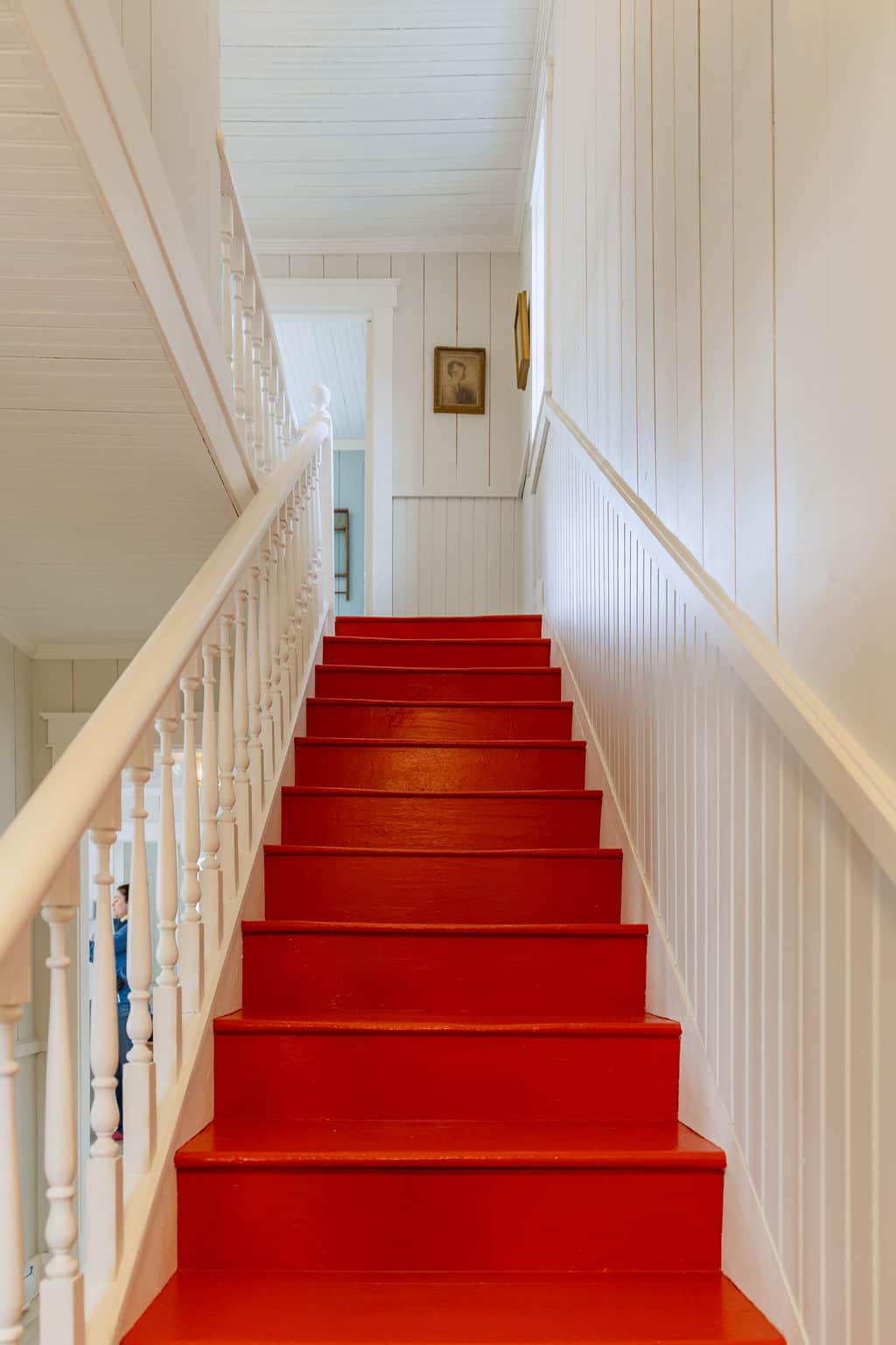 Steps to second floor