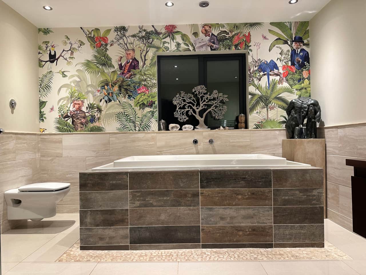 Family Bathroom with Infinity Bath & Amazonian Shower