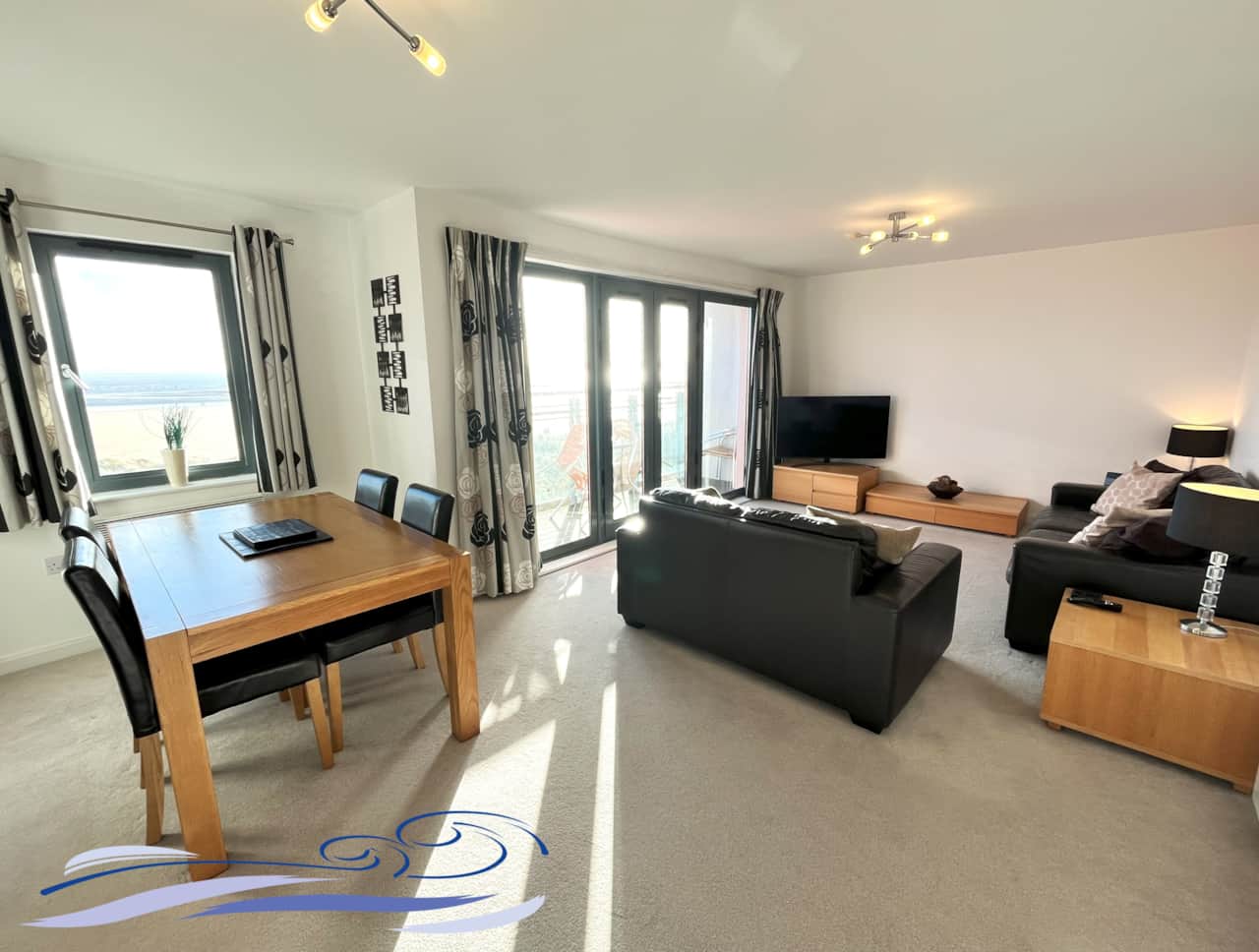 Open plan living room