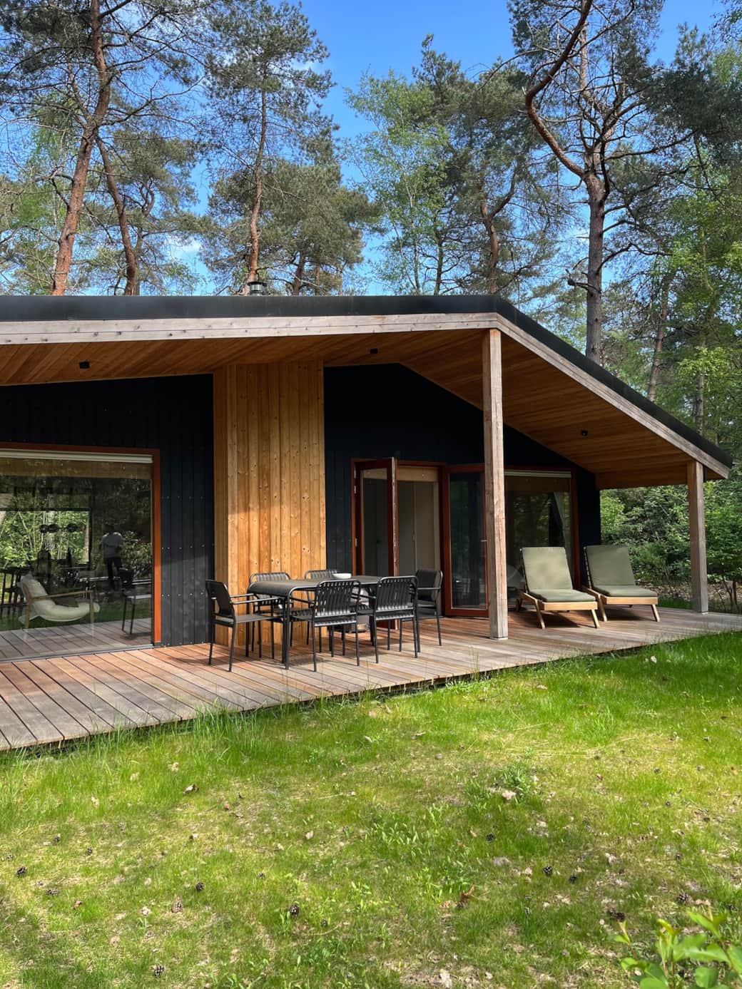 Cabin exterior with private terrace