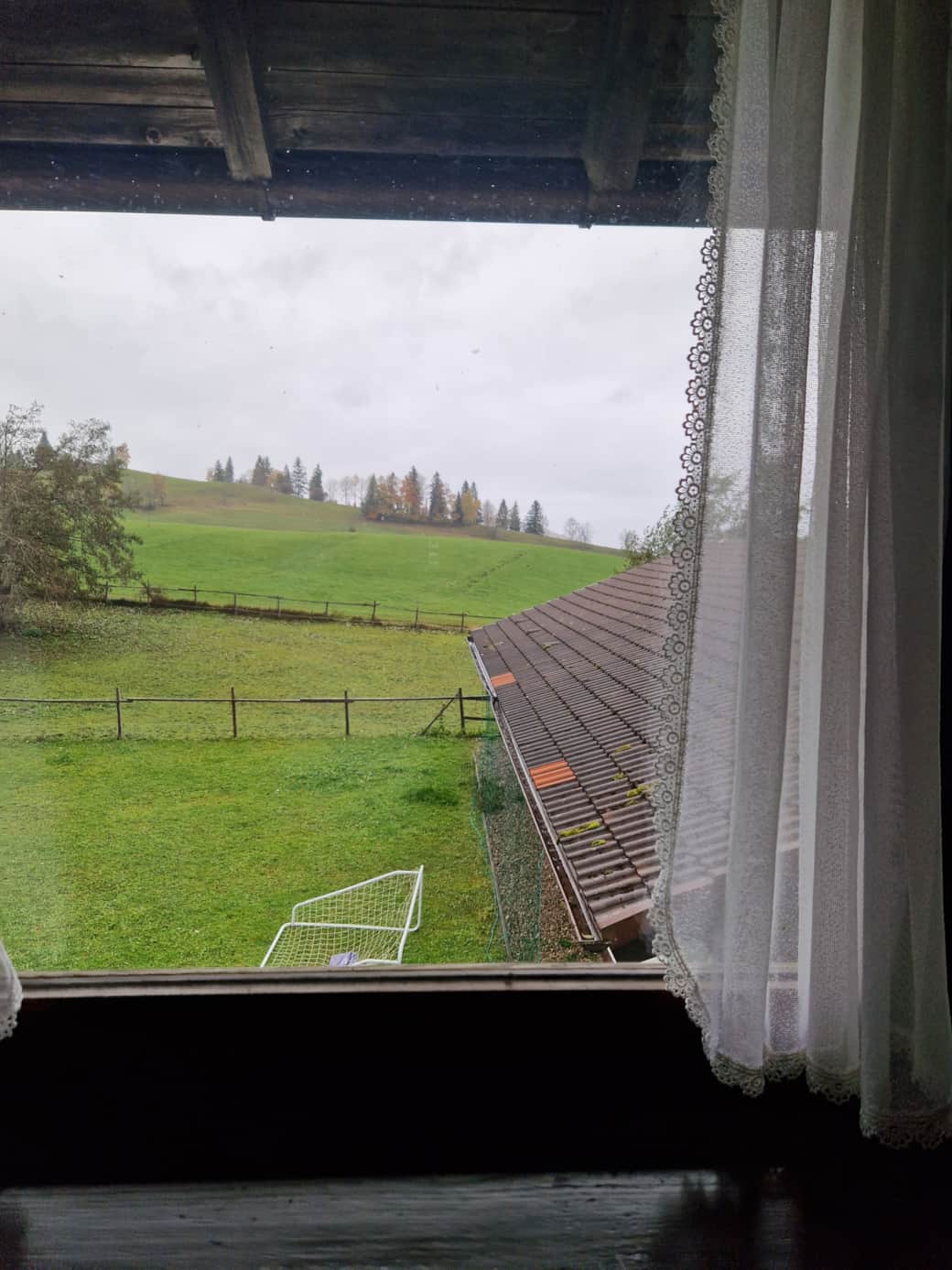 Blick aus dem Fenster