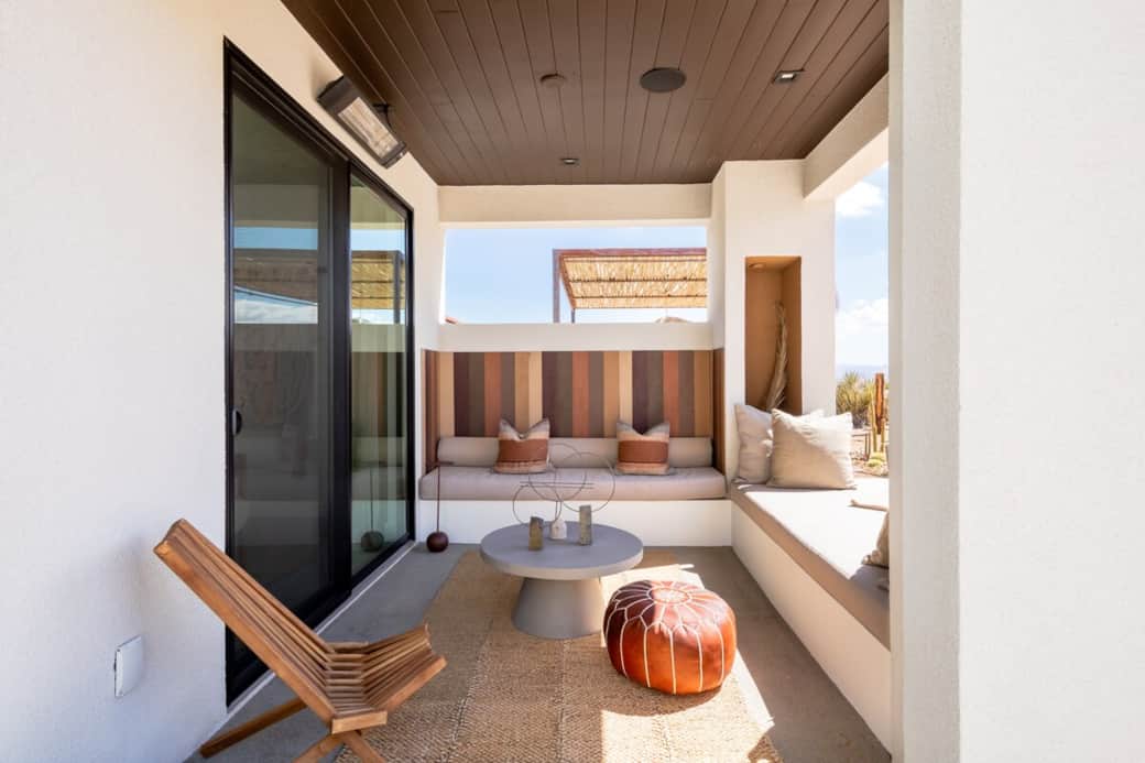 Morning coffee and general extra chill area - complete with heater for chilly nights. Morning coffee and general extra chill area - complete with heater for chilly nights.