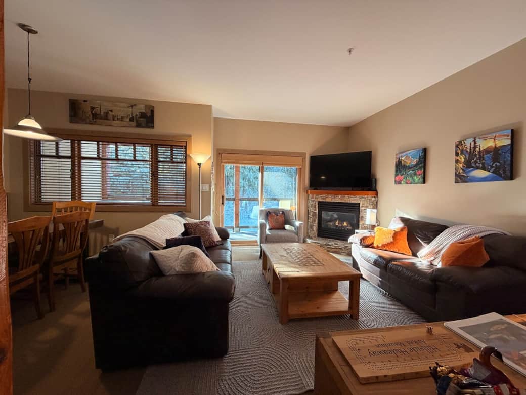 Room to relax with cable TV.