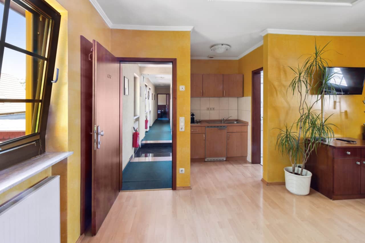 Eingang in das Appartment Gonsenheimer Hof