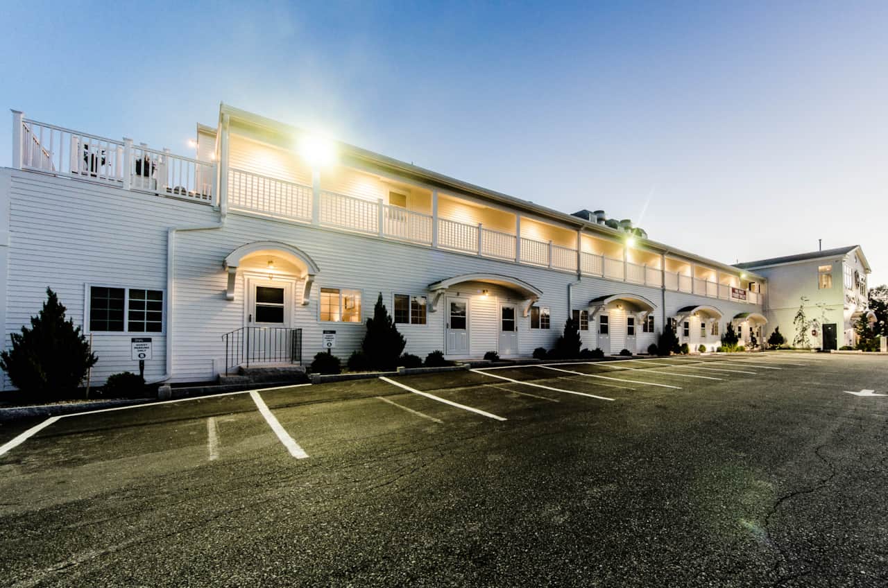 Reserved parking right outside your room!