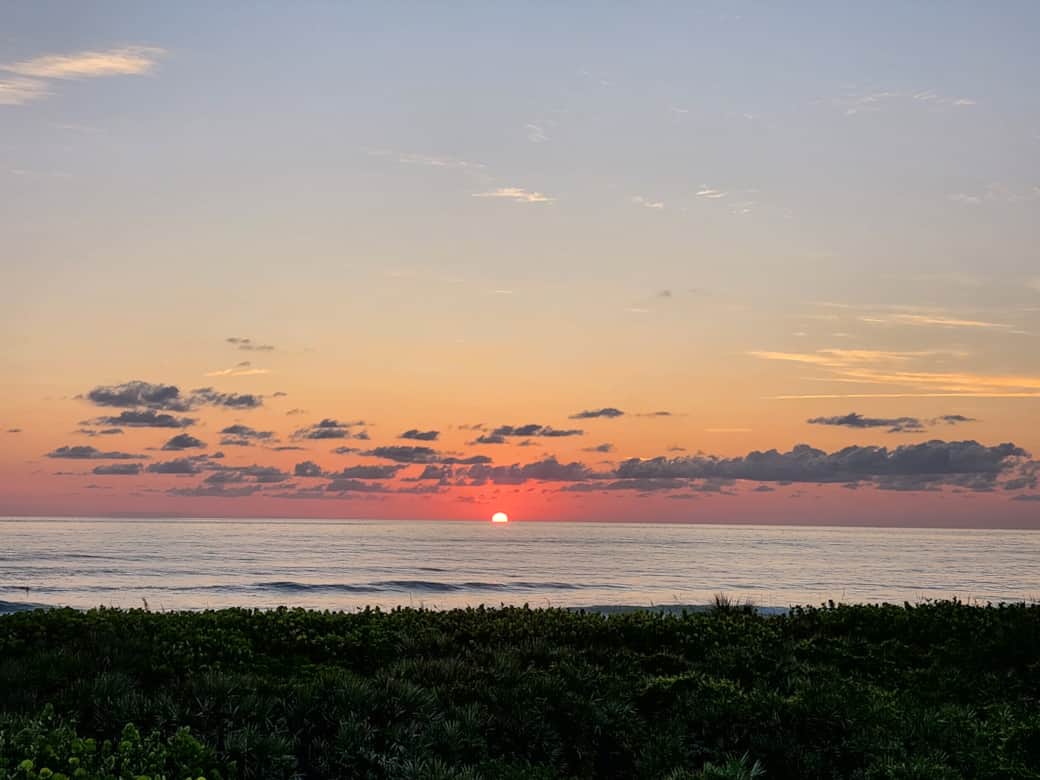 Sunrise over the Atlantic