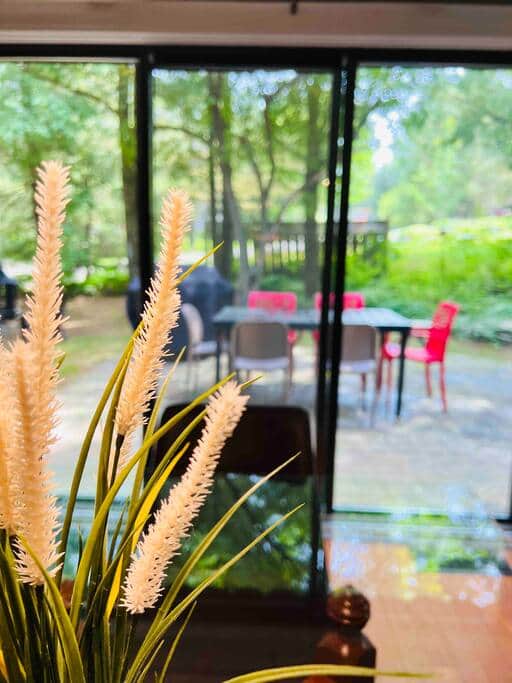 Mobilier extérieur disponible sauf en hiver