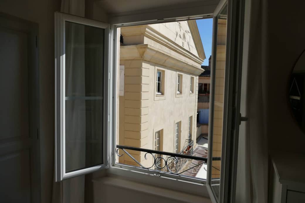 la vue depuis la chambre parentale