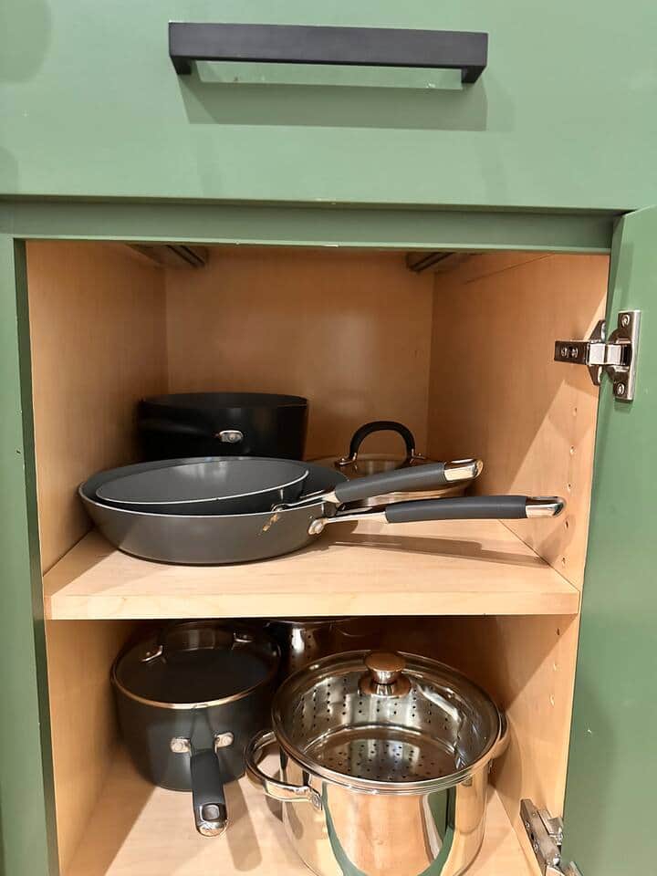 Thoughtfully stocked with quality cookware.