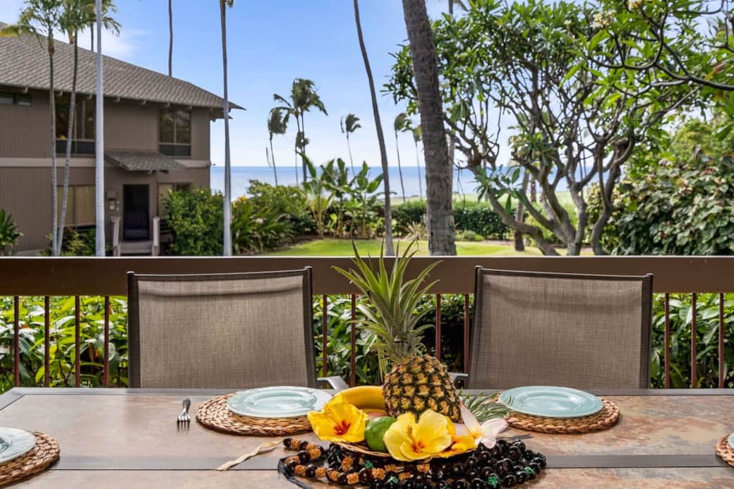 Enjoy sunset and ocean views from your private lanai!