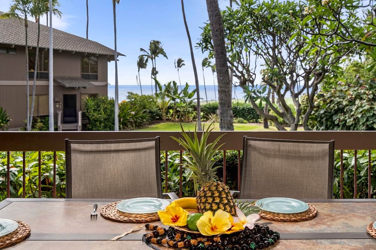 Enjoy sunset and ocean views from your private lanai!
