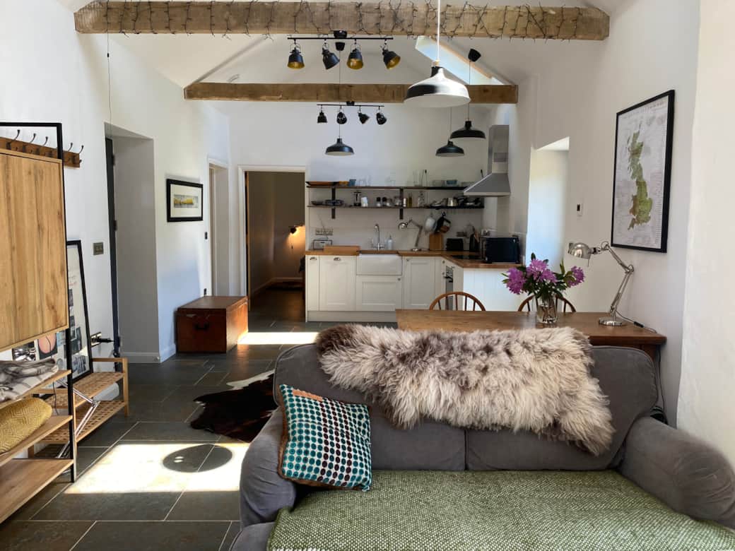 Sitting room looking towards kitchen