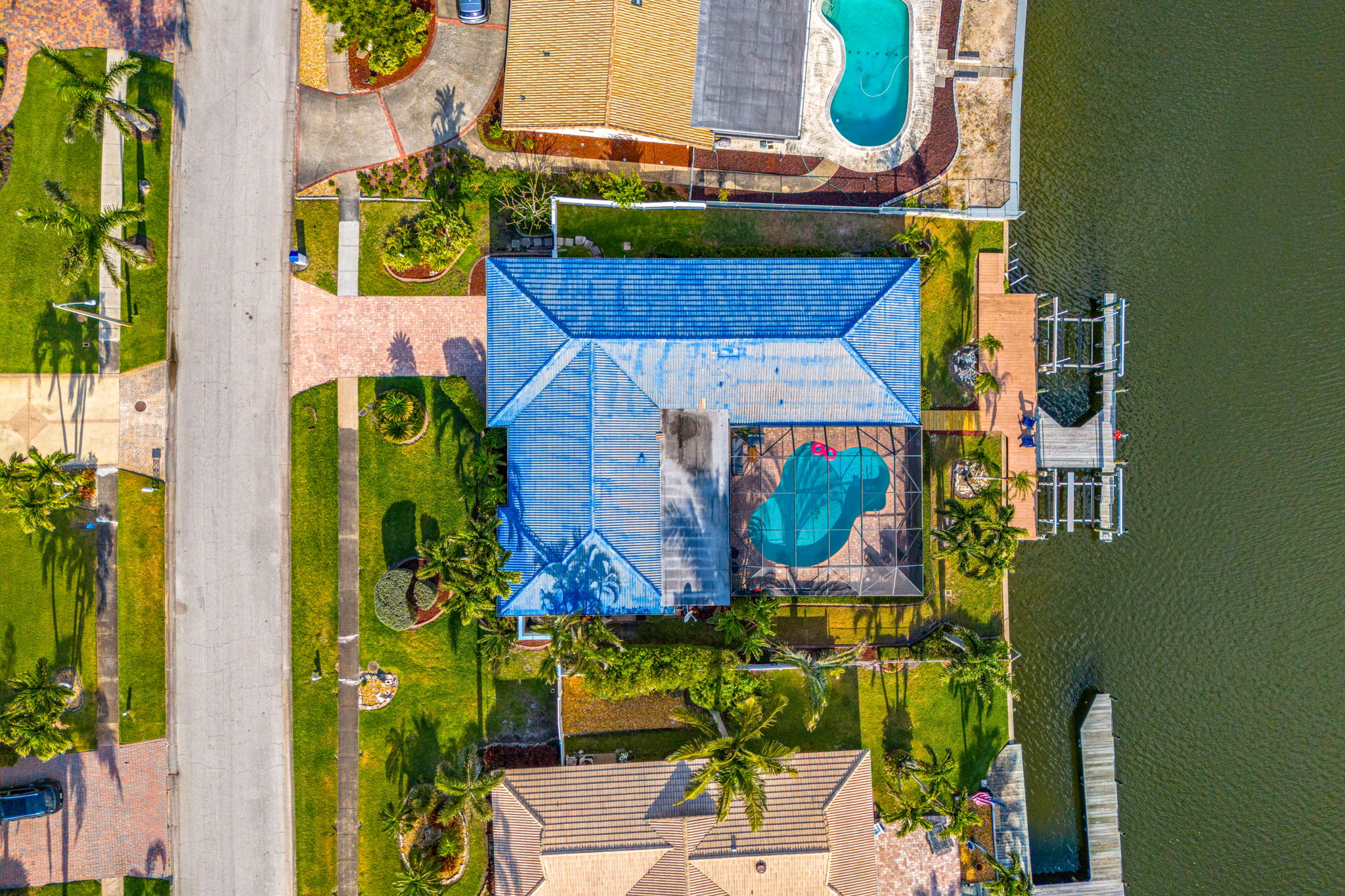 A bird’s-eye view of your serene coastal setting.