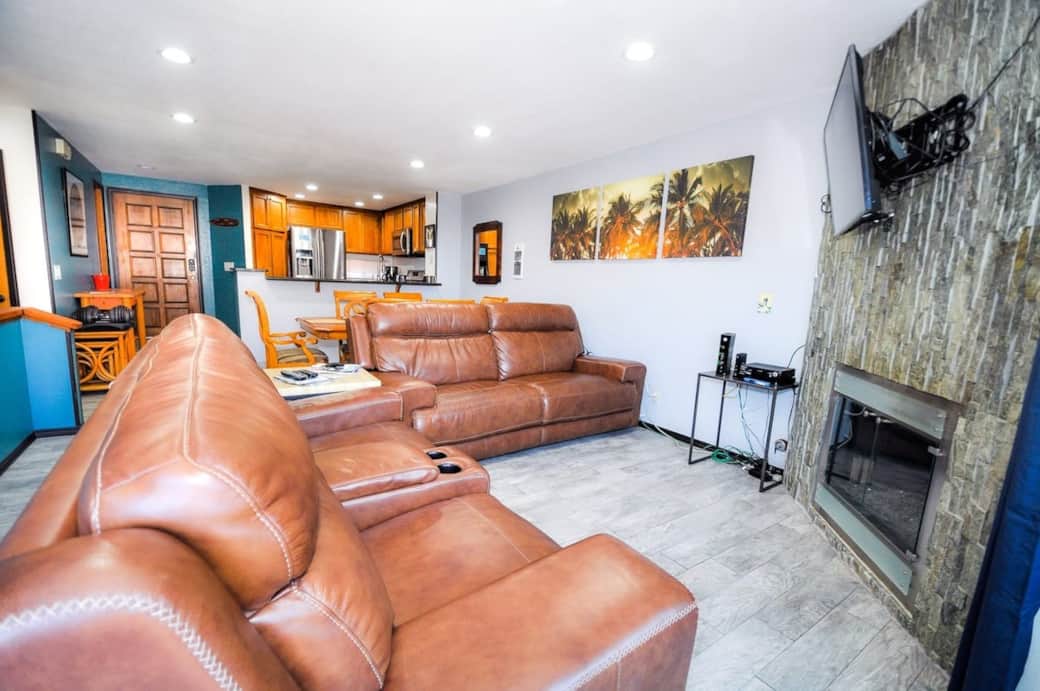 Living Area w/ Fireplace Living Area w/ Fireplace