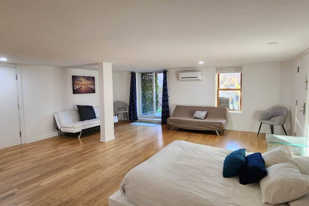 Espace salon/chambre