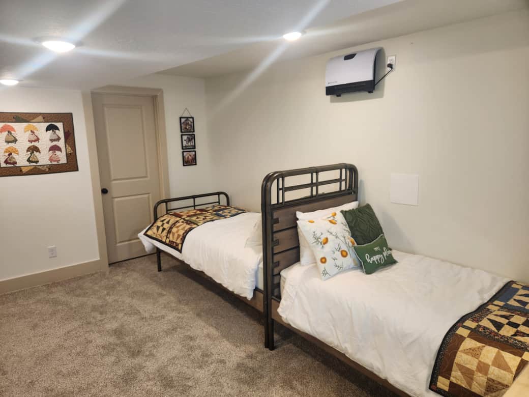 The Old Homestead: Enjoy rustic charm, cozy comfort, and the convenience of a private bathroom. The Old Homestead: Enjoy rustic charm, cozy comfort, and the convenience of a private bathroom.