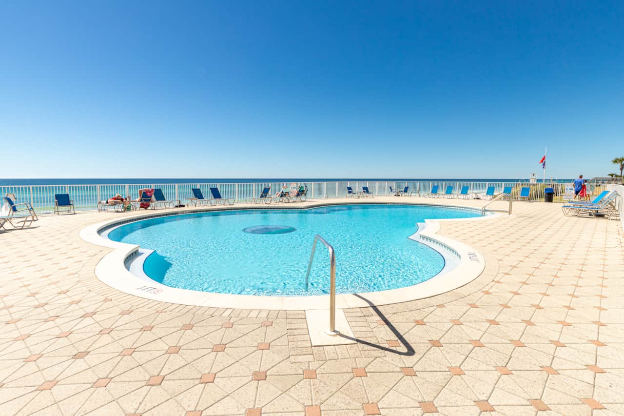 Great view from the pool deck.