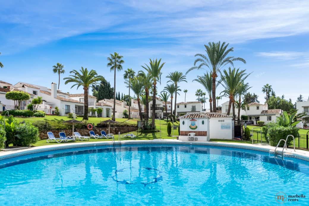 Large community pool.