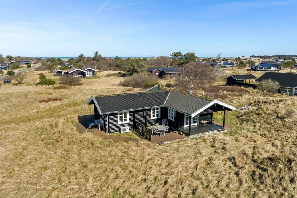 Luftfoto af huset
