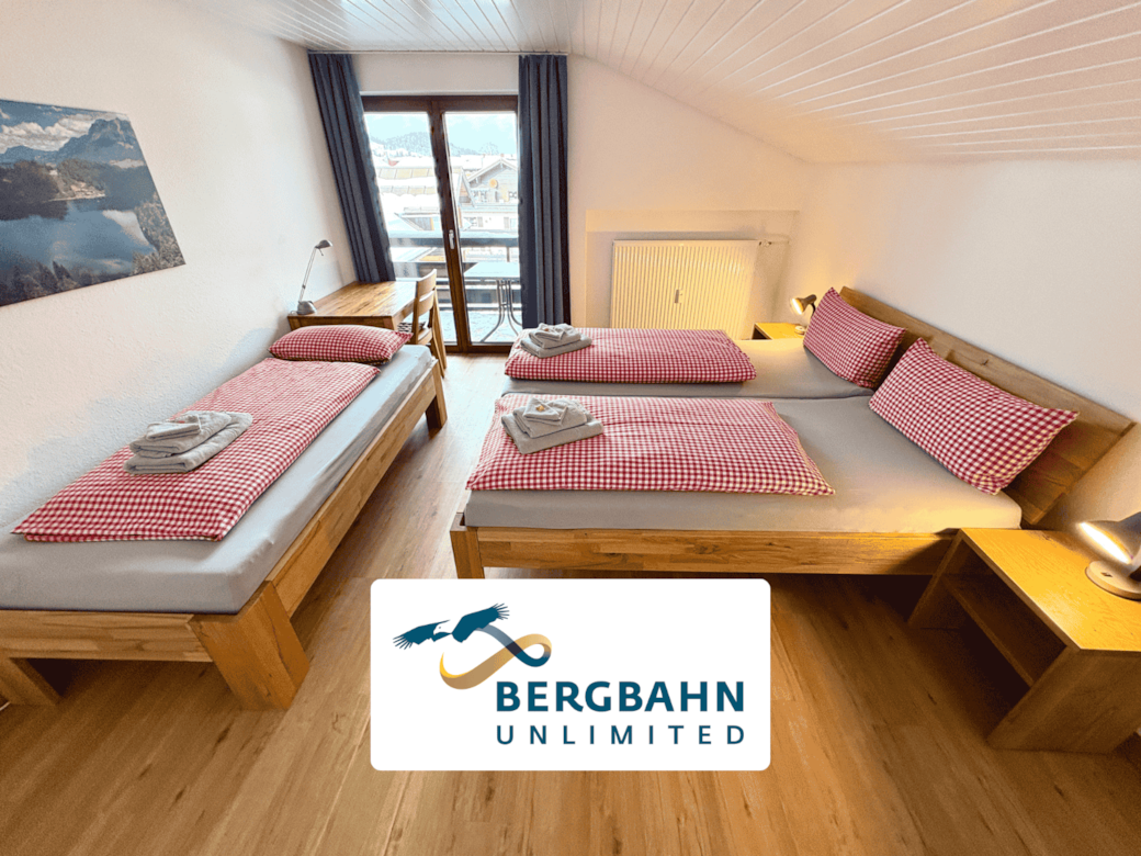 Schlafzimmer mit 3 Schlafplätzen