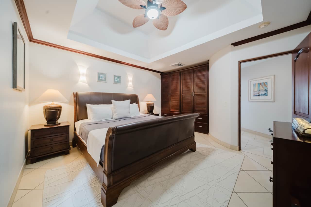 Comfortable bedrooms with A/C for a cool, relaxing sleep