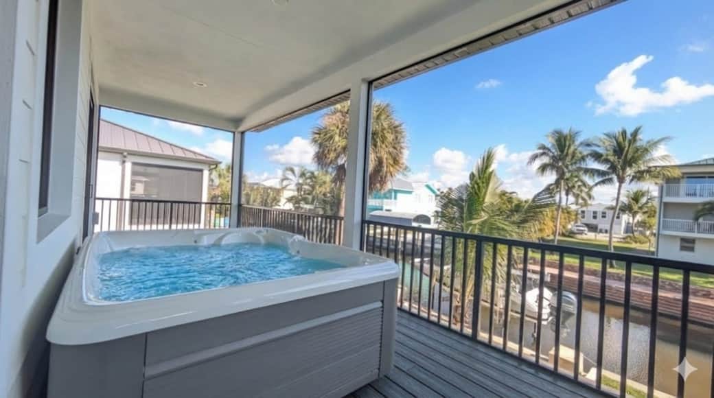Hot Tub on Balcony Hot Tub on Balcony