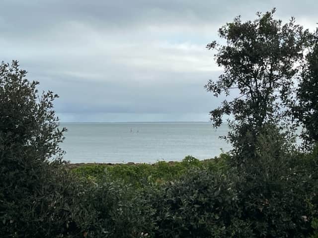Vue mer depuis terrasse