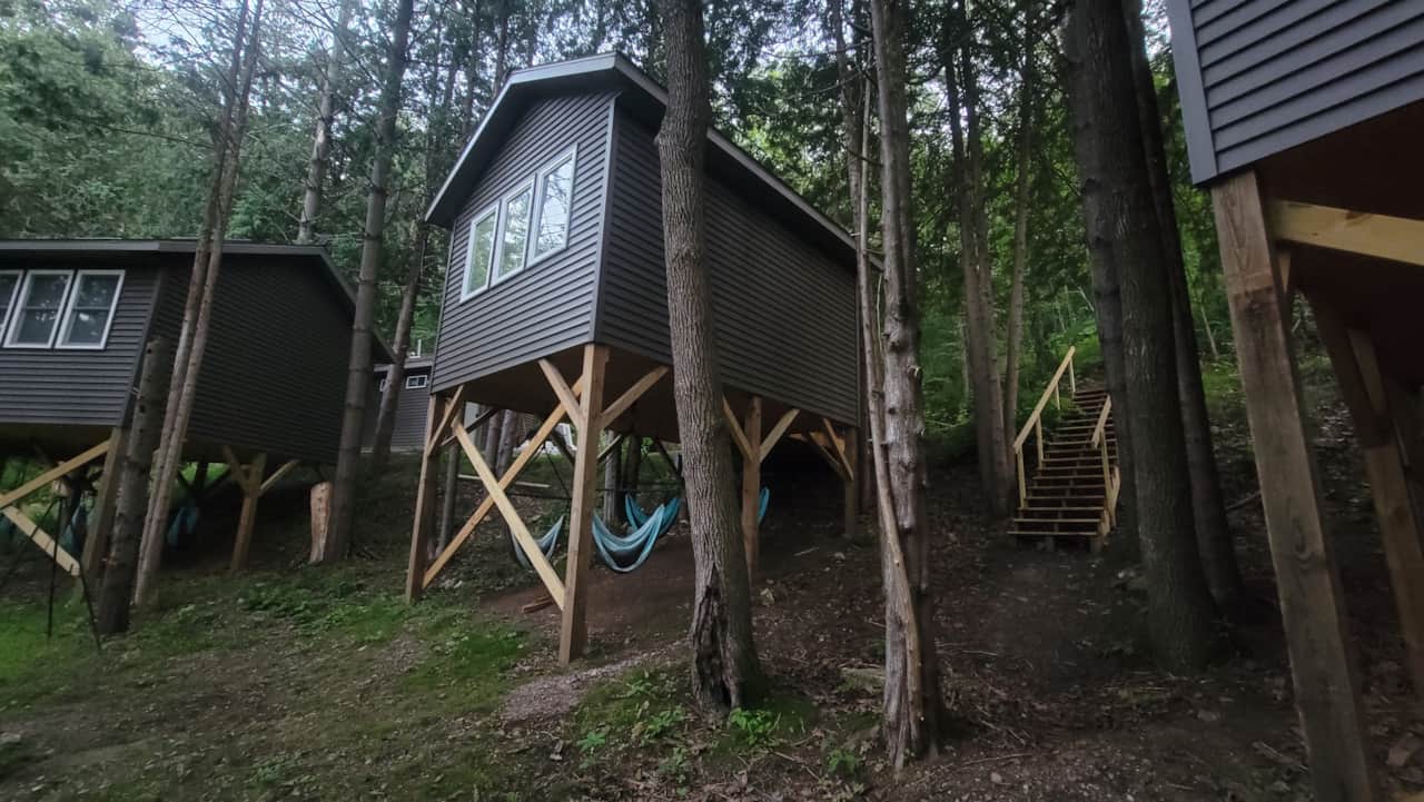 Cabin #2 Exterior from below