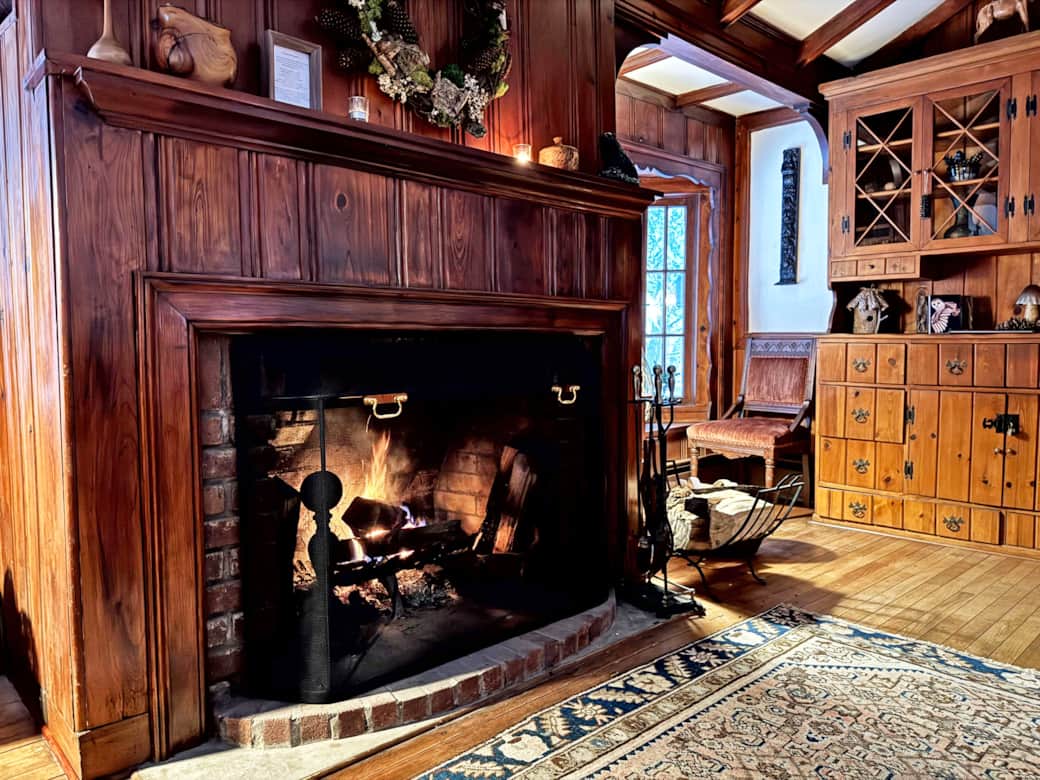 Enjoy a roaring fire on those cold nights. Enjoy a roaring fire on those cold nights.
