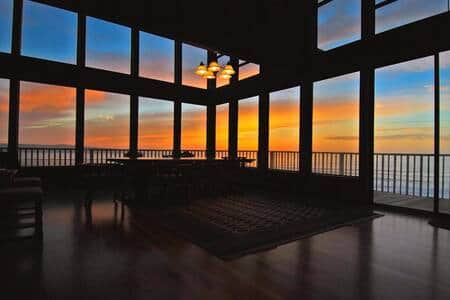 Sunset from The Great Room Sunset from The Great Room