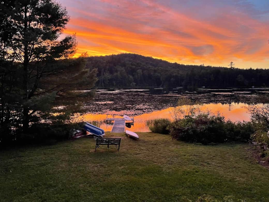 Sunset View of Cole Pond