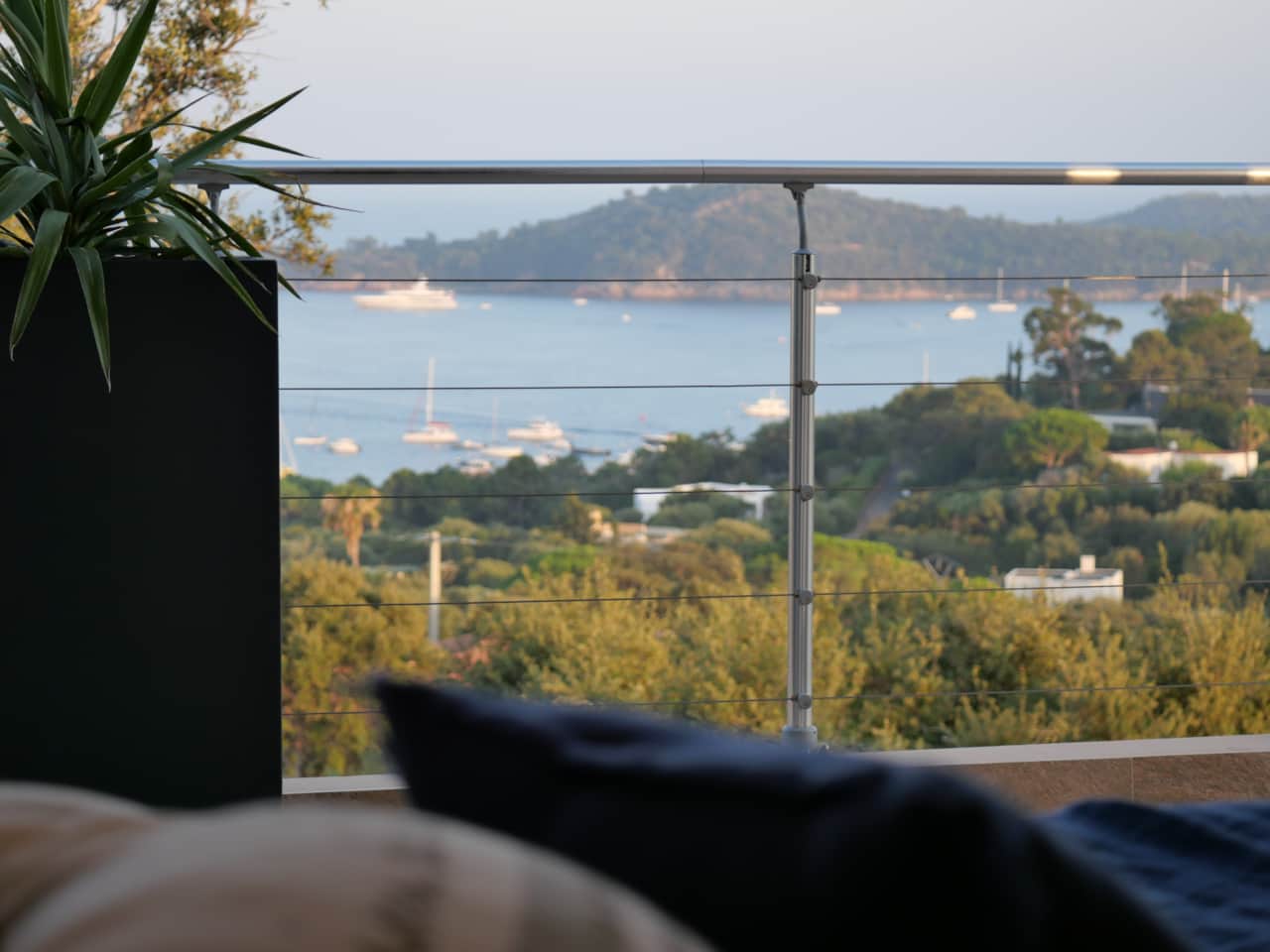 Chambre parentale vue mer