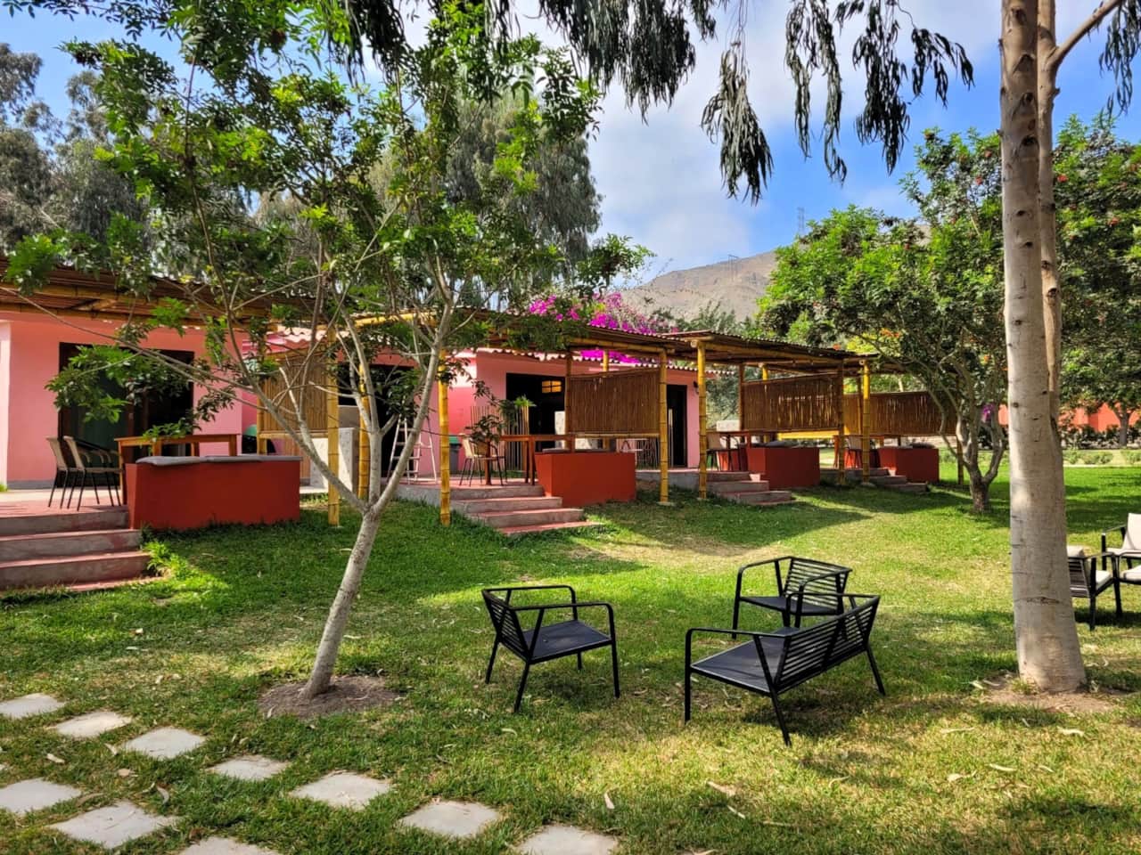 Fachada Bungalows Dobles #A1, A2, A5, A6