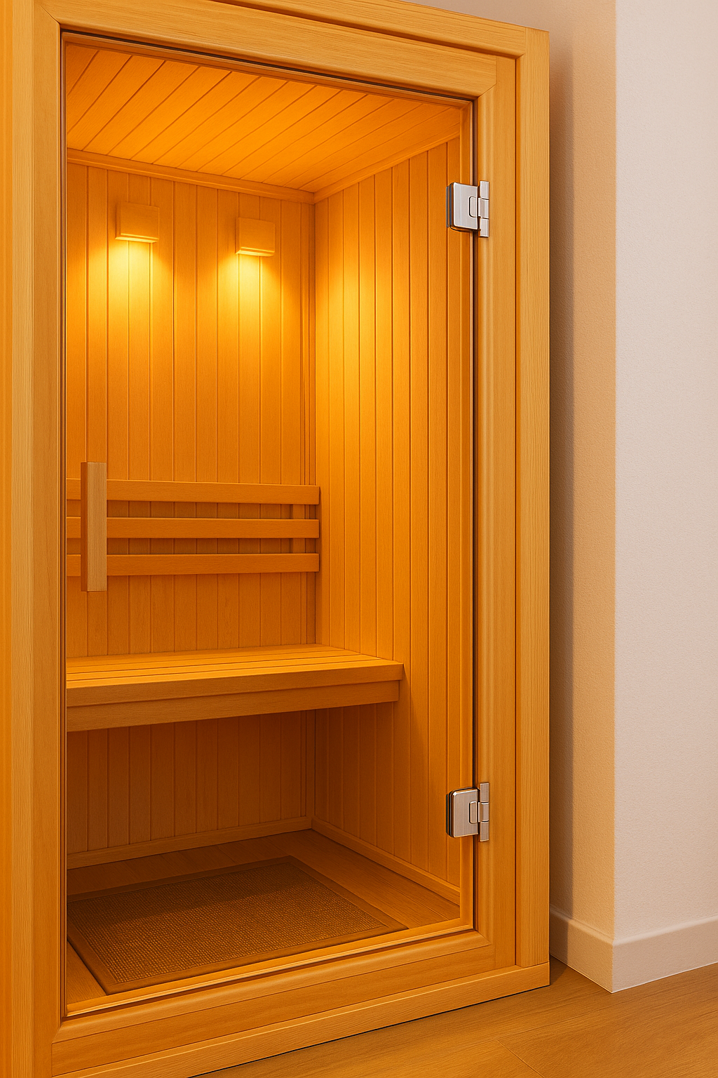 Sauna sola optimizada