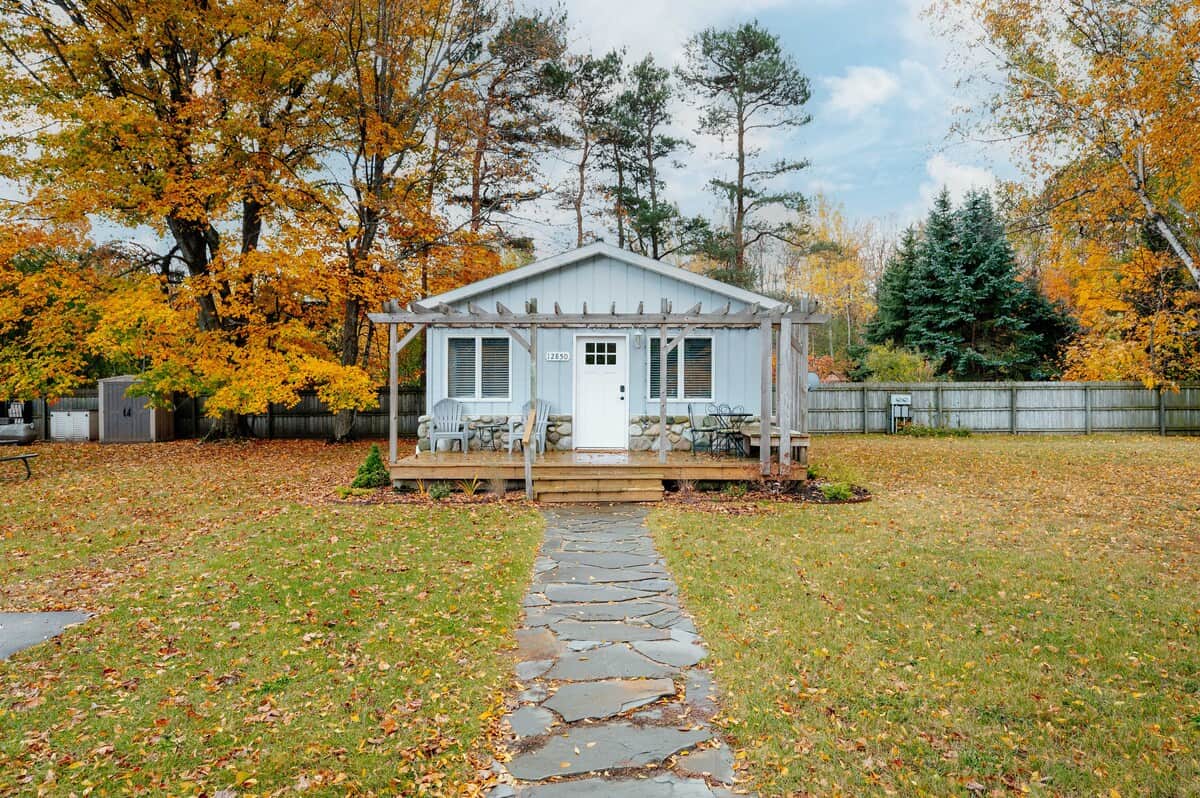 The cottage is a great place for a Fall getaway.