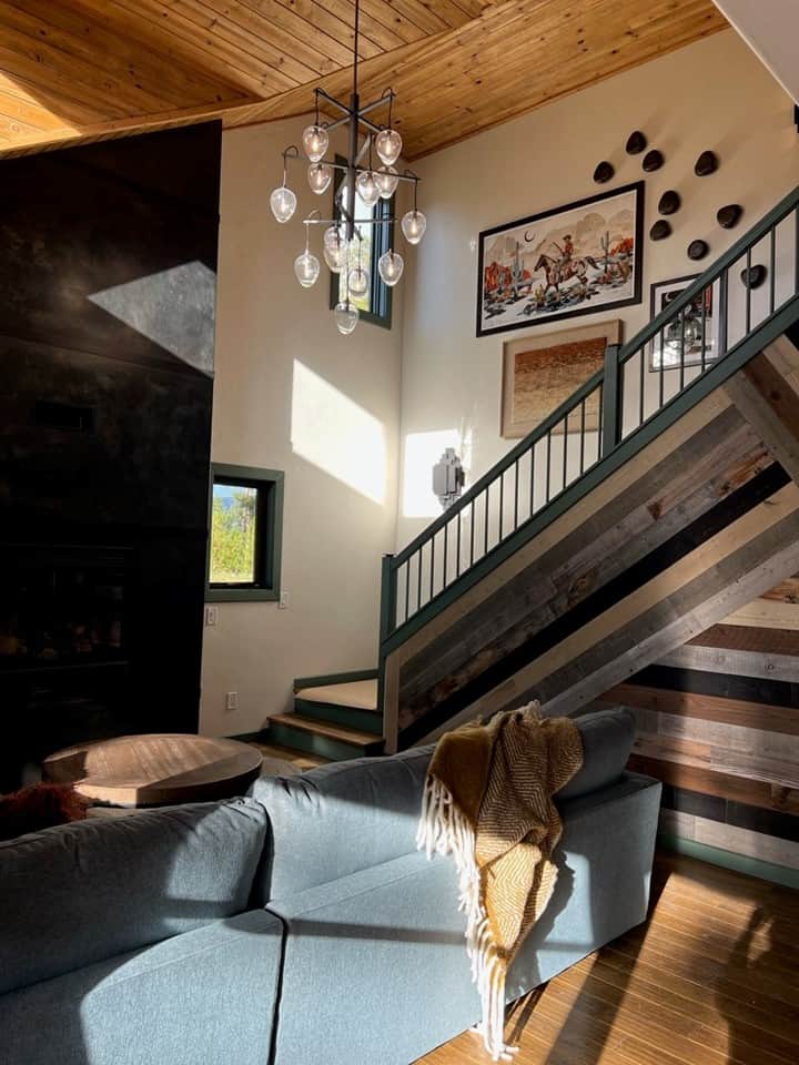 Art above stairs image