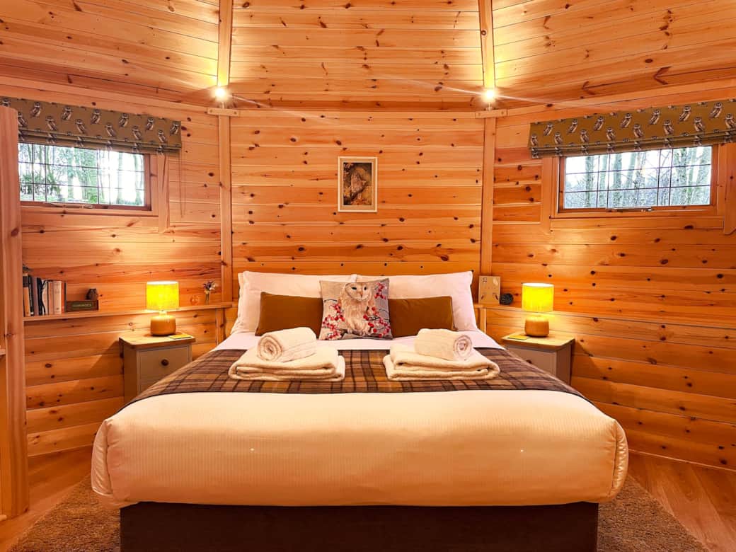 Luxurious king size bed