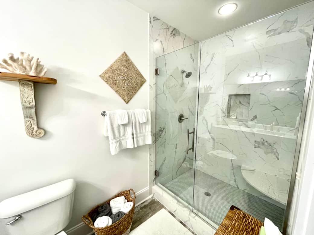 Primary Bath with walk-in Shower