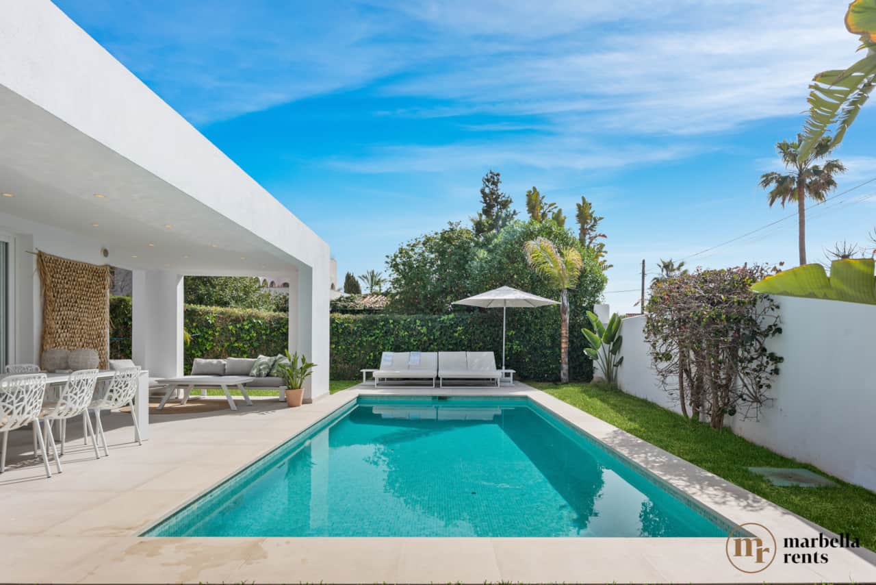 Private swimming pool.