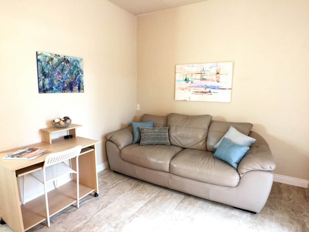 Assigned Working Space and Sofa - Bedroom