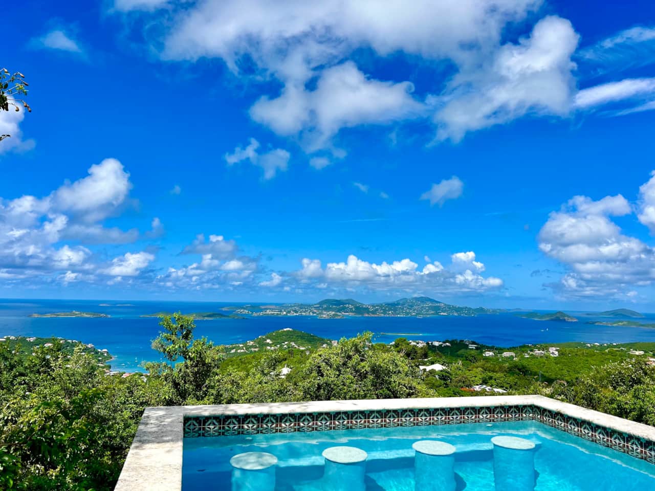 The view from St. John to St