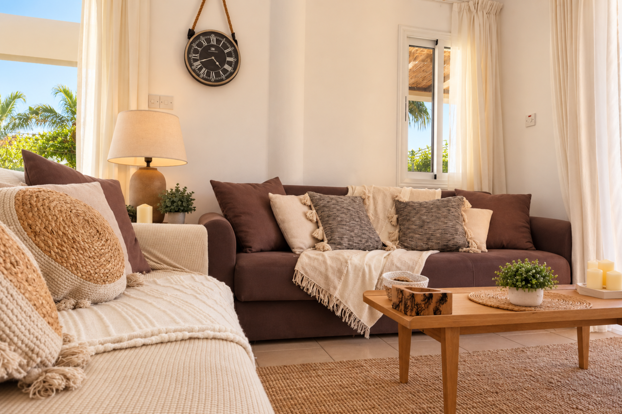 Relaxing lounge area