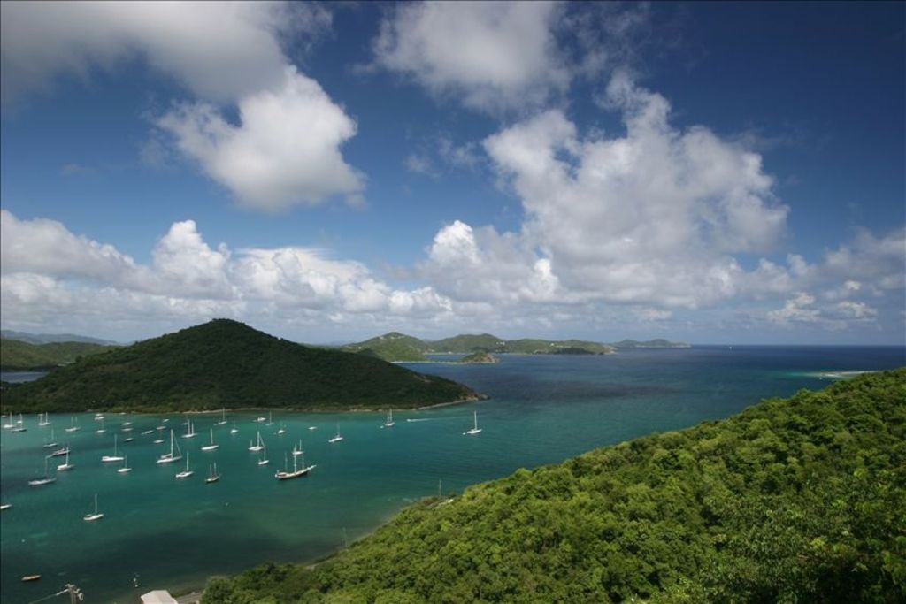 Eastward views toward Coral Bay and Down-Island