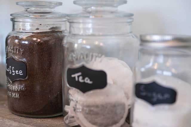 Your complimentary coffee/tea