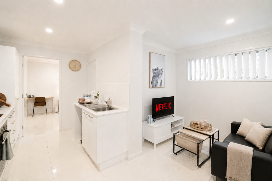 Living Area: Open living space with comfortable seating 