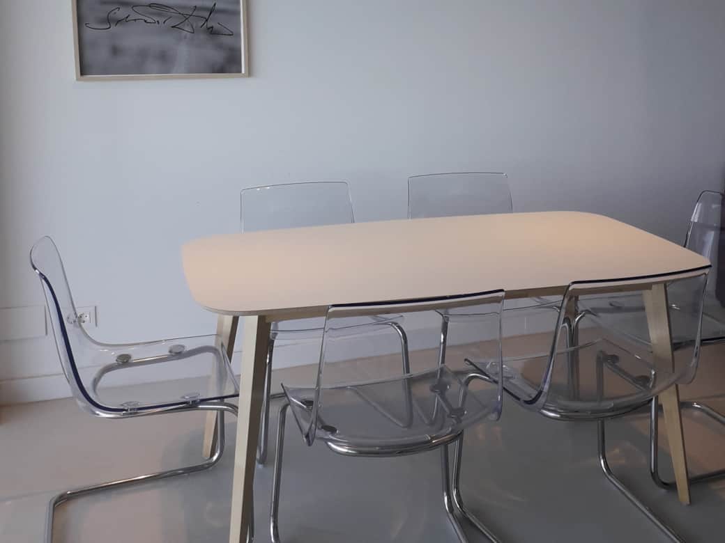Dining inside