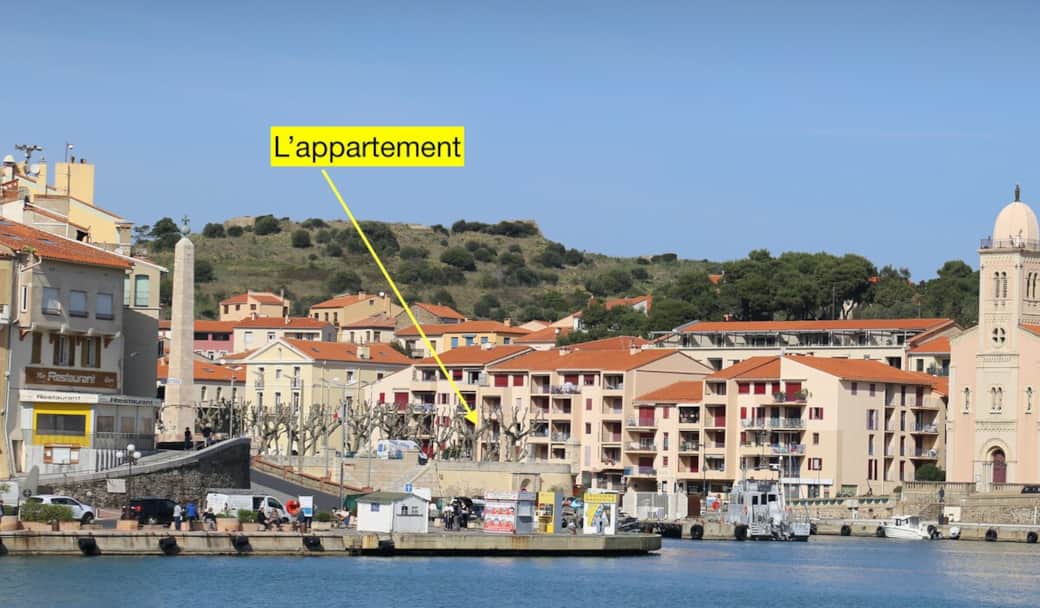 Vue d’en face de l’appartement Vue d’en face de l’appartement
