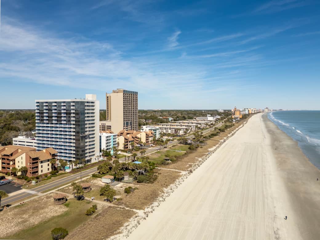 Beach facing north